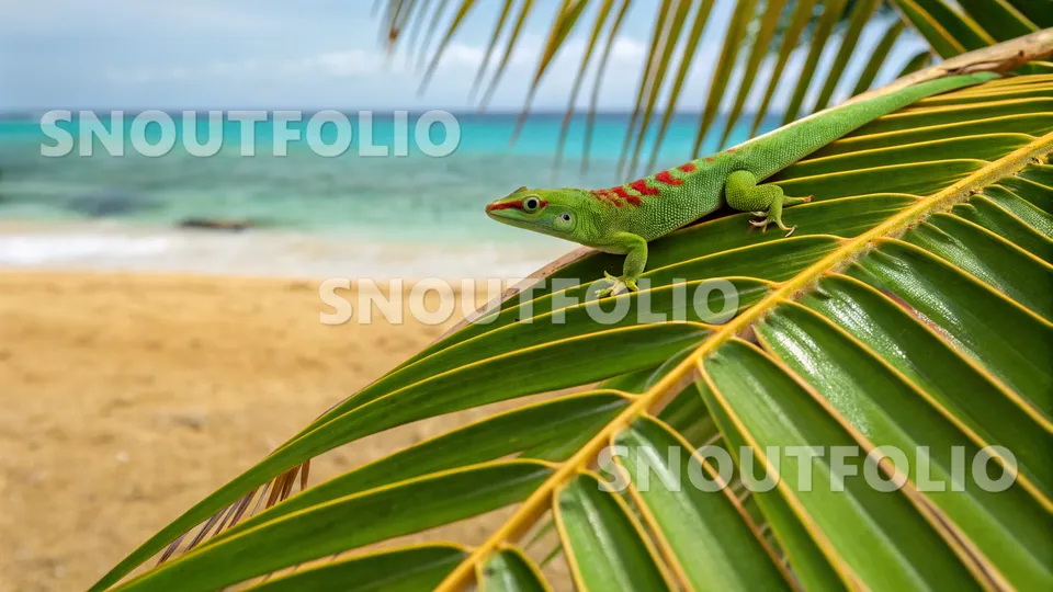 Graceful Whisper of the Day Gecko