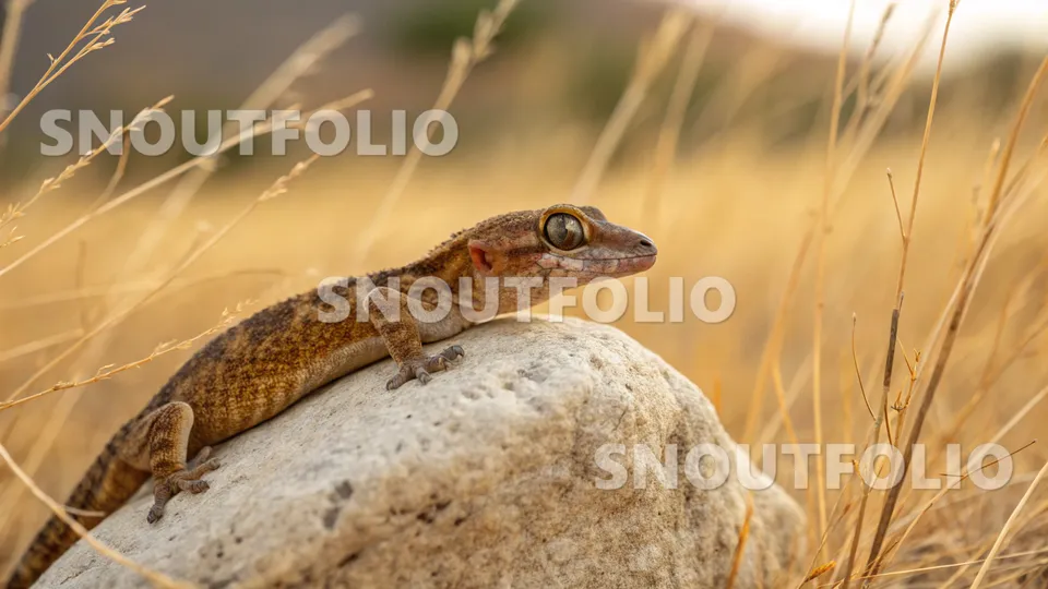 Golden Companion of the Madagascar Ground Gecko