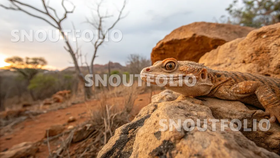 Majestic Glimpse of the Madagascar Ground Gecko