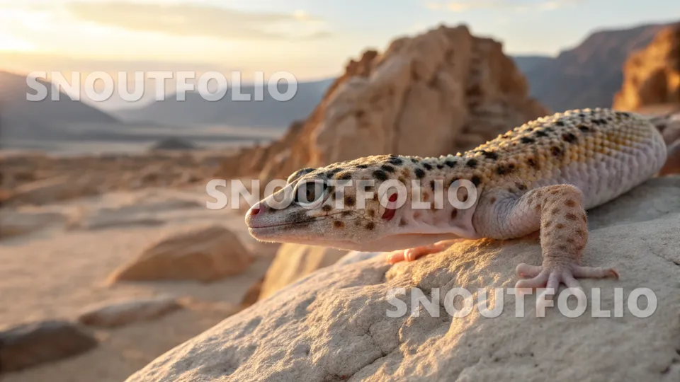 Playful Aura of the Leopard Gecko