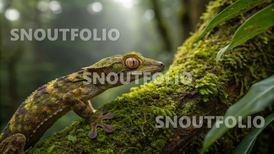 Noble Sight of the Leaf-tailed Gecko