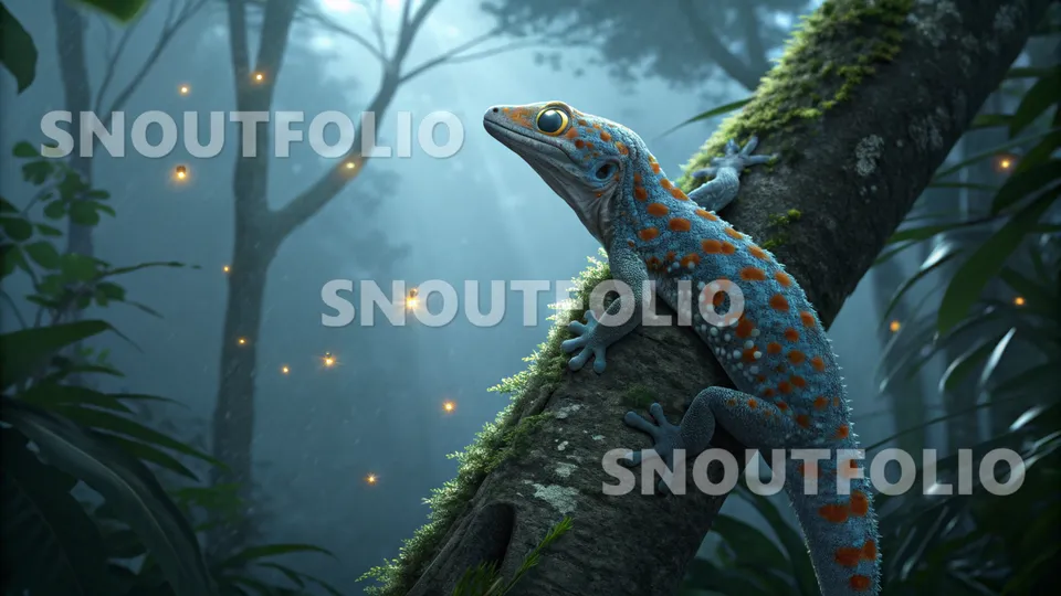 Calm Sight of the Tokay Gecko
