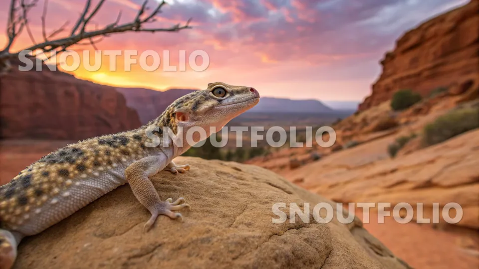 Curious Flare of the Fan-footed Gecko