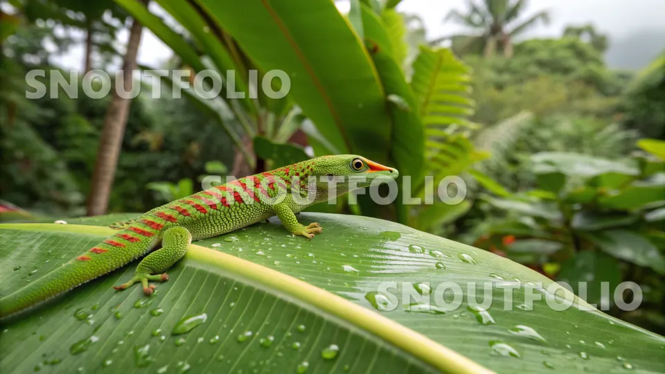 Wild Stride of the Day Gecko