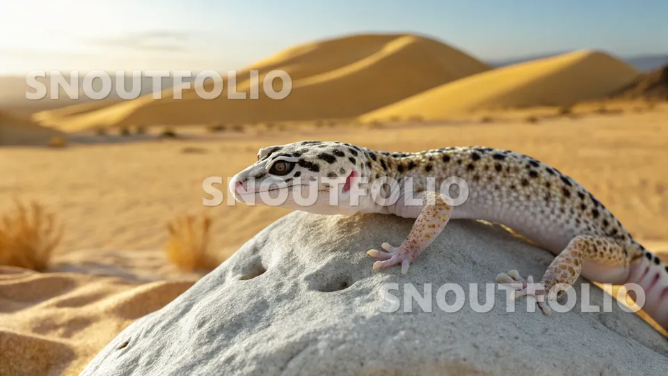 Mighty Glimpse of the Leopard Gecko