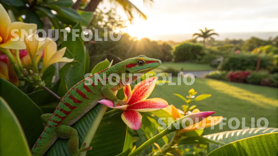 Graceful Journey of the Day Gecko