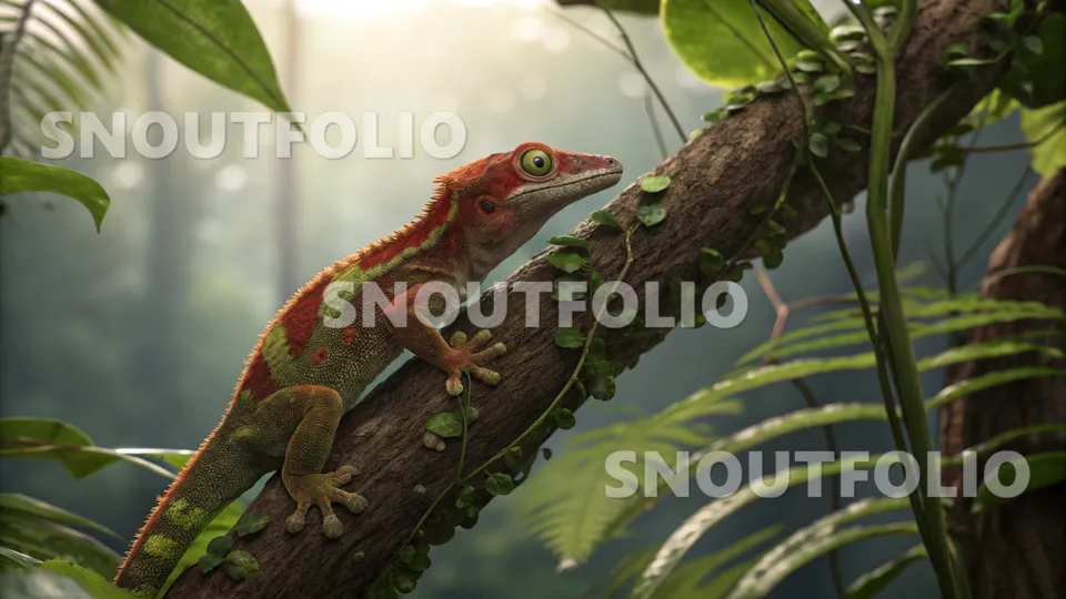 Graceful Whimsy of the Crested Gecko