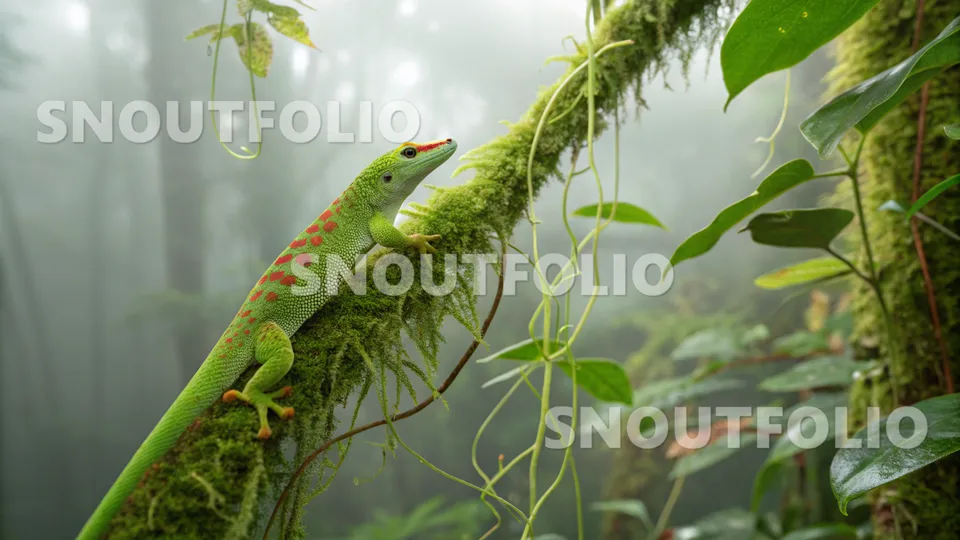 Bold Aura of the Day Gecko