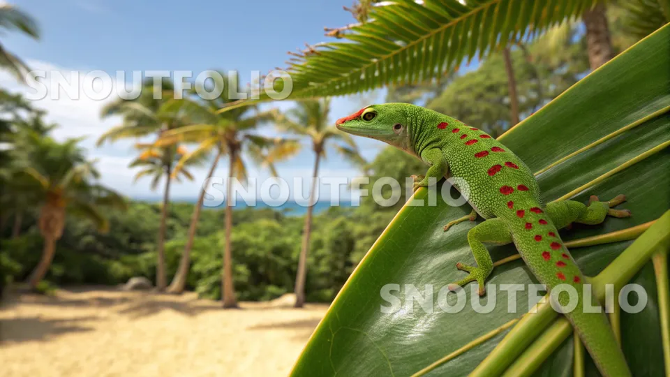 Gentle Pose of the Day Gecko