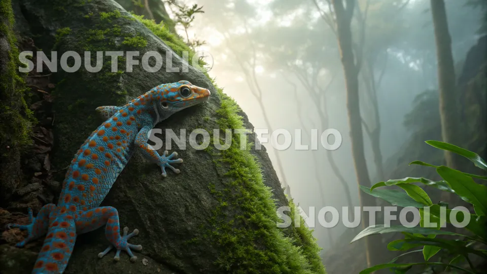 Majestic Charm of the Tokay Gecko