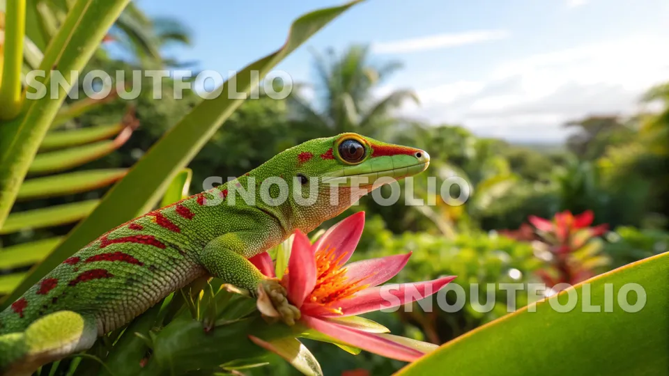 Playful Whiff of the Day Gecko