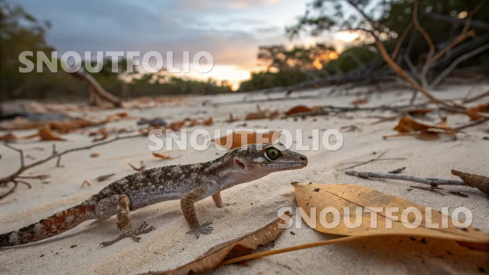 Playful Soul of the Madagascar Ground Gecko