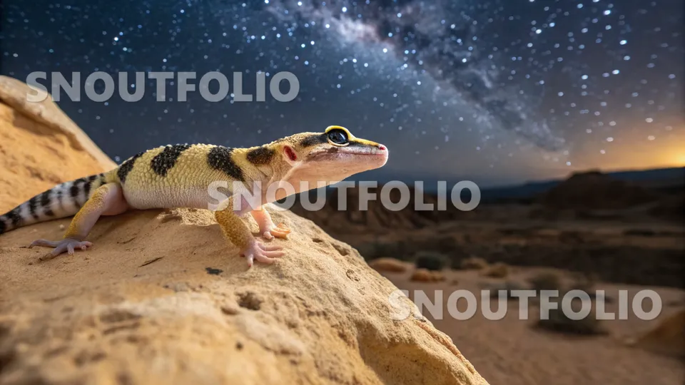 Silent Wanderer of the Banded Gecko