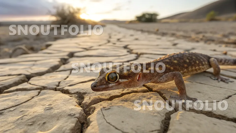 Playful Spirit of the Madagascar Ground Gecko