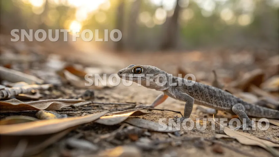 Bright Whisper of the Madagascar Ground Gecko