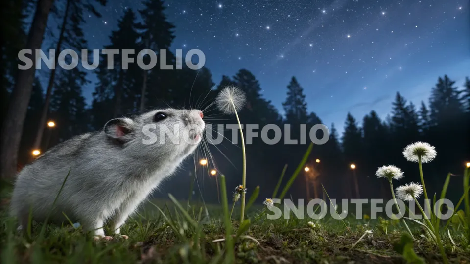 Majestic Flare of the Moonlit Campbell’s Hamster