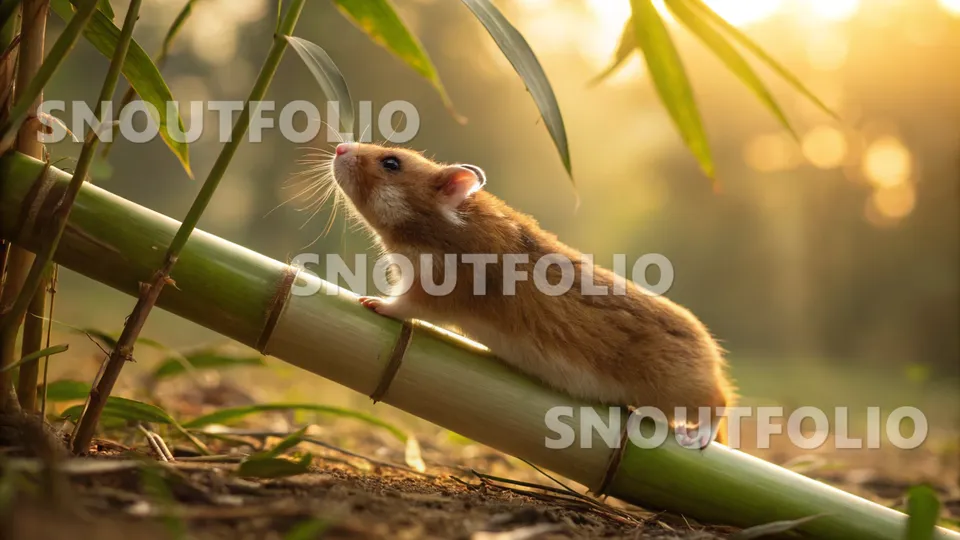 Elegant Essence of the Cocoa Chinese Hamster