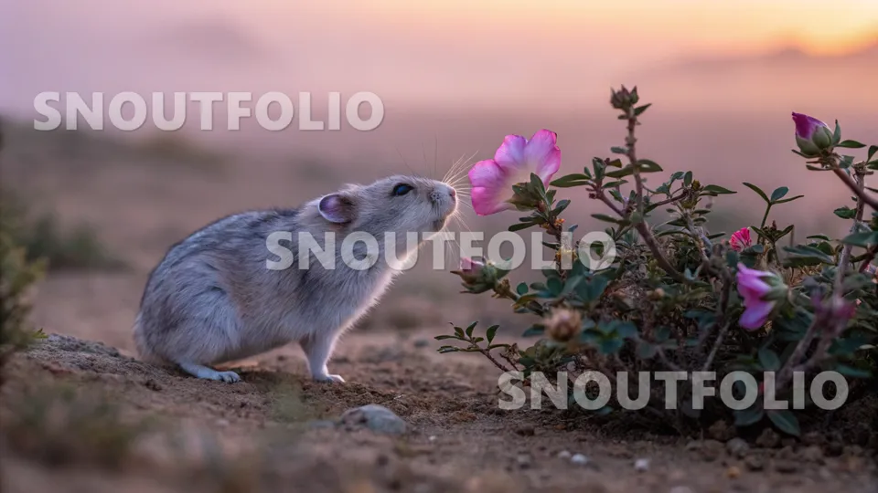 Quiet Soul of the Lavender Paws Hamster
