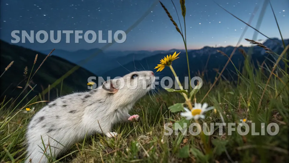 Golden Flare of the Starpetal Hamster