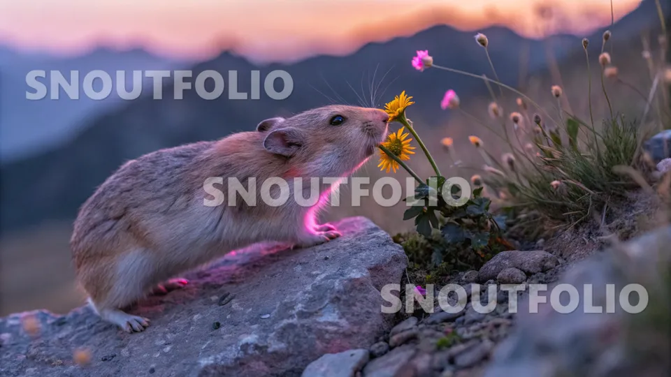 Lively Sight of the Glowbloom Hamster