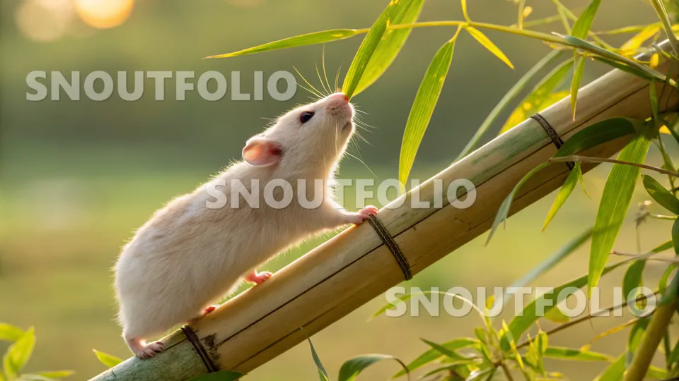 Bright Charm of the Petal Chinese Hamster