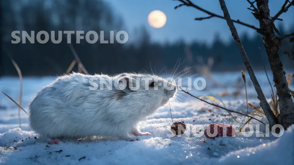 Cheerful Companion of the Frostglow Hamster