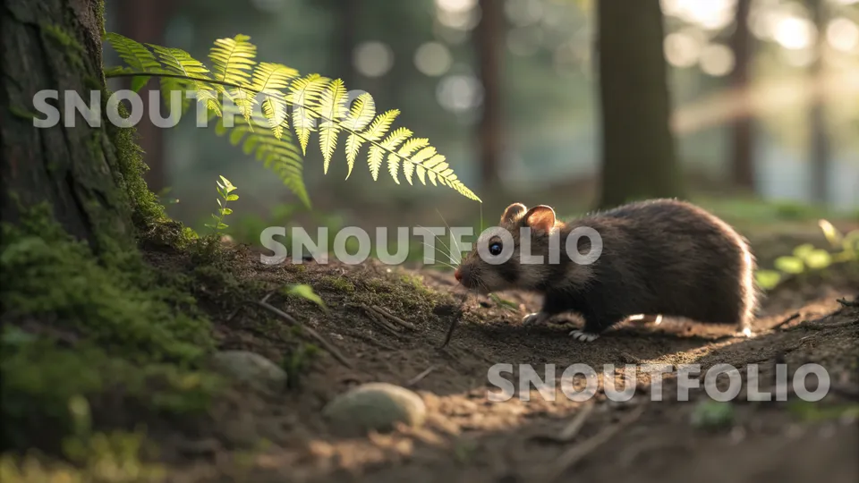 Quiet Spirit of the Sable Chinese Hamster