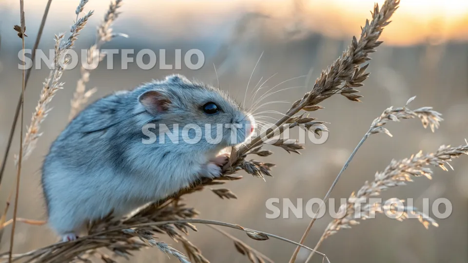 Silent Soul of the Frostbloom Roborovski Hamster