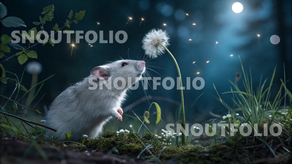 Bold Gaze of the Moonpetal Campbell’s Hamster