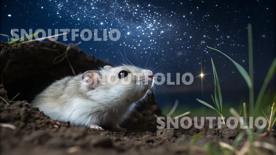 Loyal Soul of the Moonbloom Roborovski Hamster
