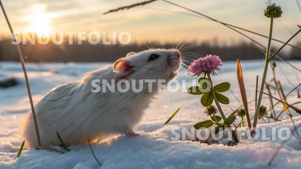 Mighty Memory of the Glowpetal Winter White Hamster
