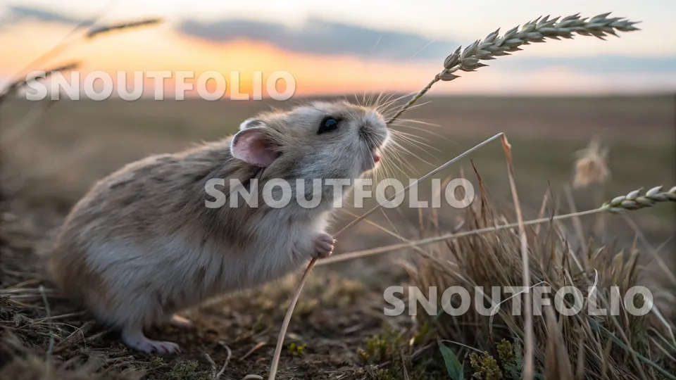Serene Aura of the Glowbloom Roborovski Hamster