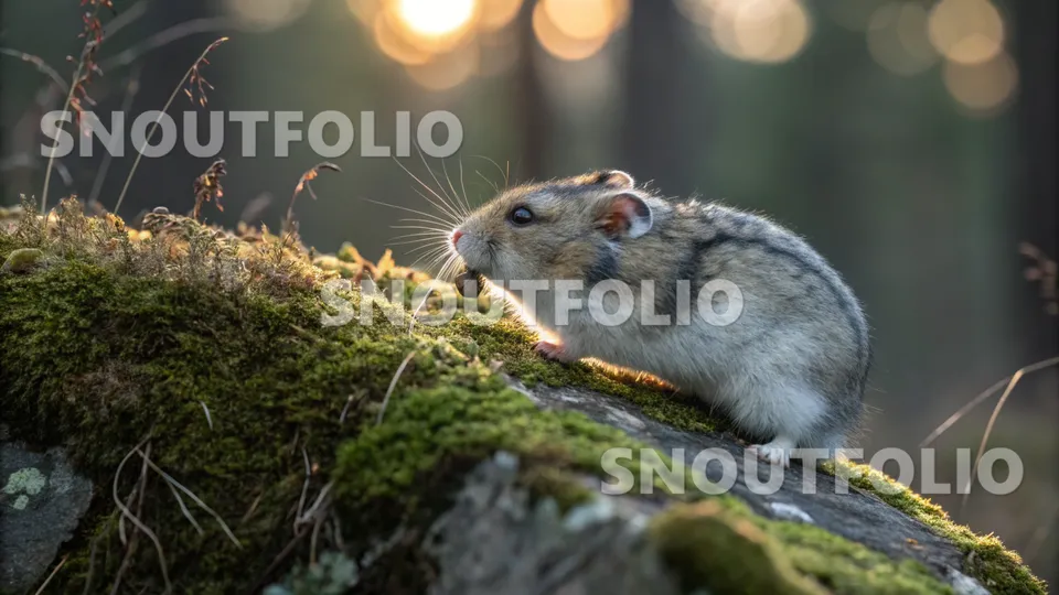 Wild Charm of the Stardust Campbell’s Hamster