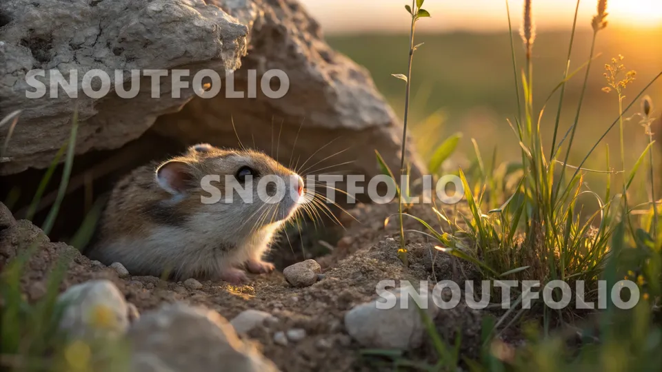 Bright Companion of the Sundew Roborovski Hamster