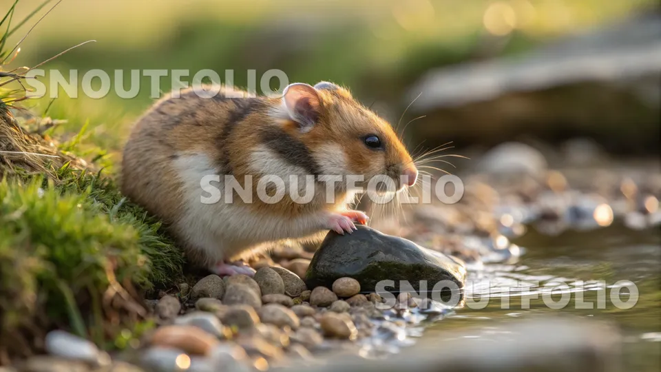 Bold Glimpse of the Patchwork Paws Hamster