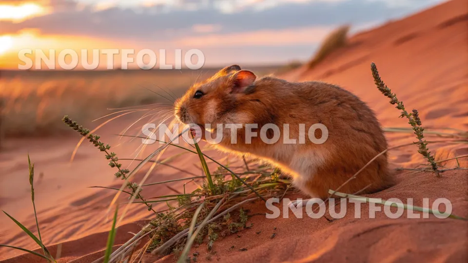 Quiet Memory of the Sunset Hamster