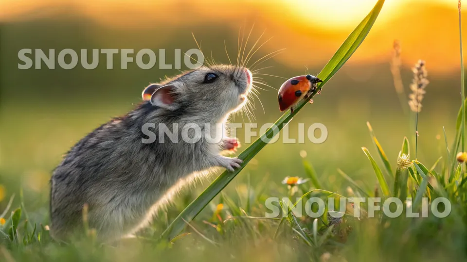 Elegant Spirit of the Slate Whisker Hamster