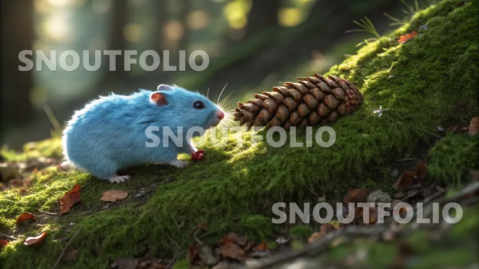 Calm Spark of the Cobalt Fluff Hamster