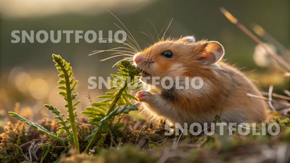 Lively Spirit of the Coral Sprig Hamster