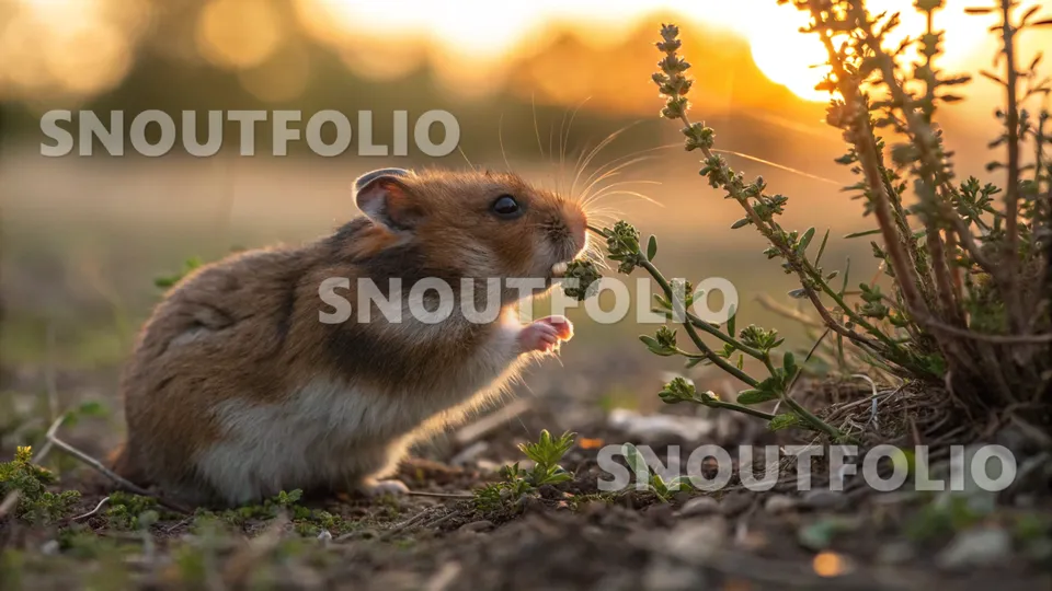 Majestic Soul of the Sienna Sprout Hamster