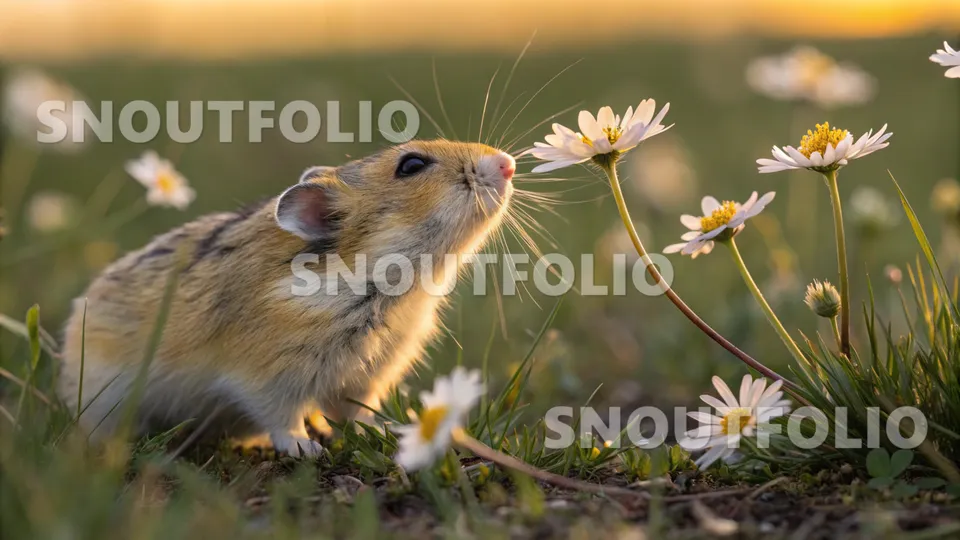 Golden Journey of the Saffron Dwarf Hamster