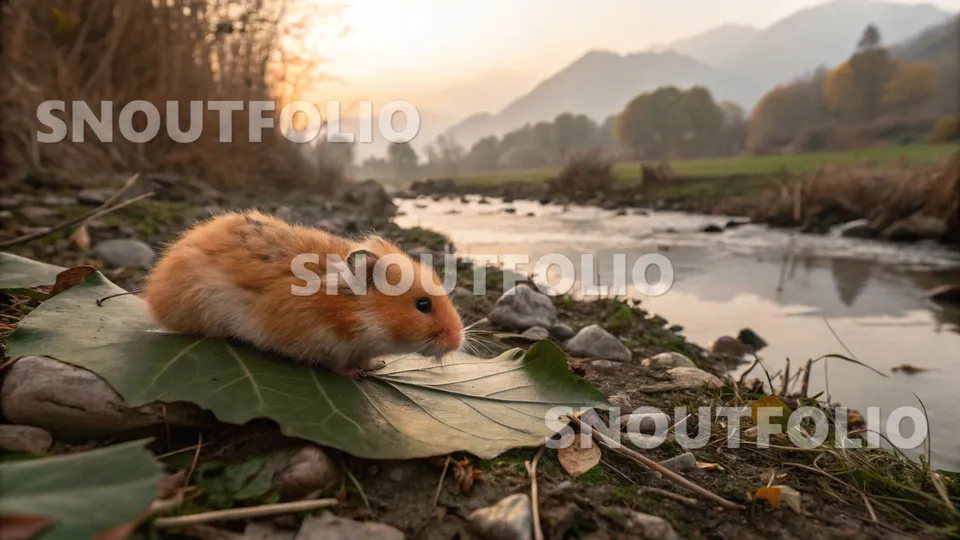 Silent Whisper of the Coral Veil Hamster