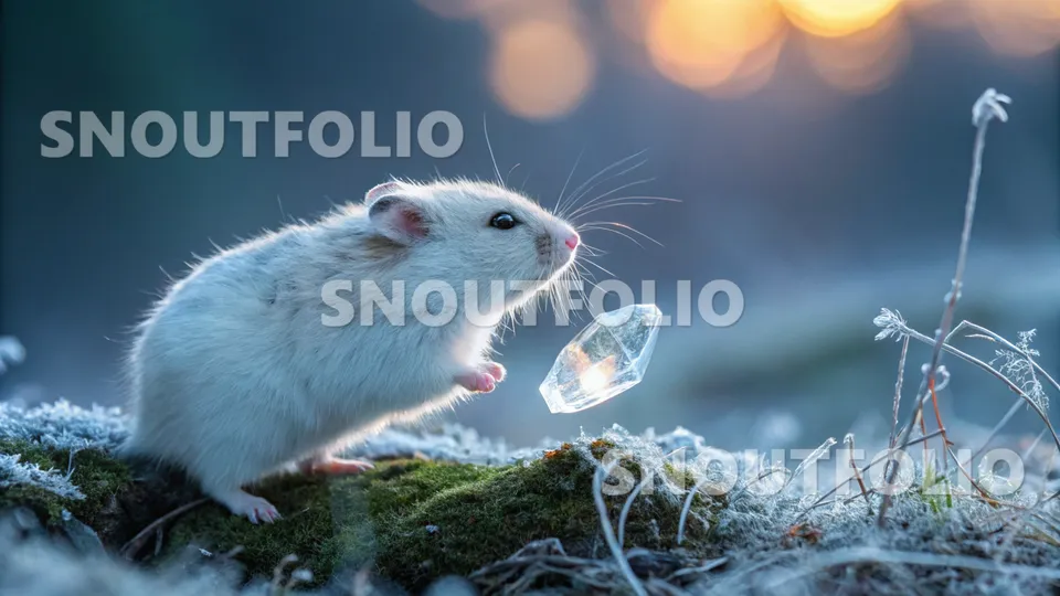 Bright Aura of the Quartz Veil Hamster