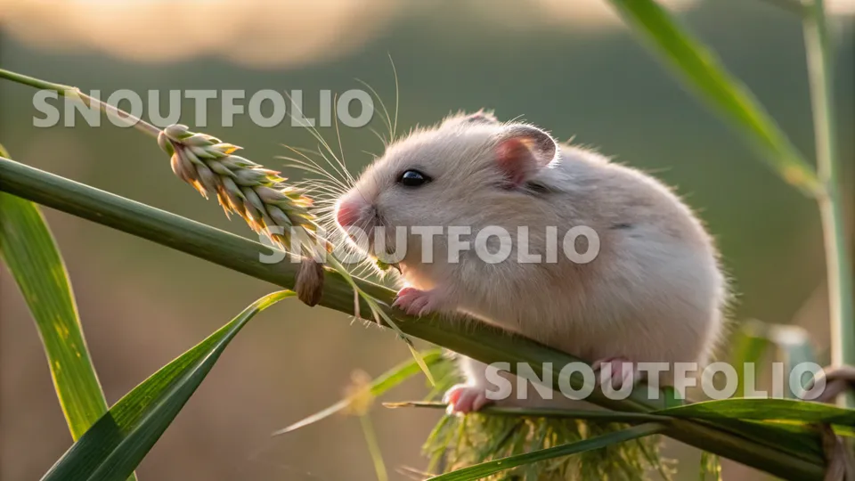 Gentle Wanderer of the Dawn Dwarf Hamster