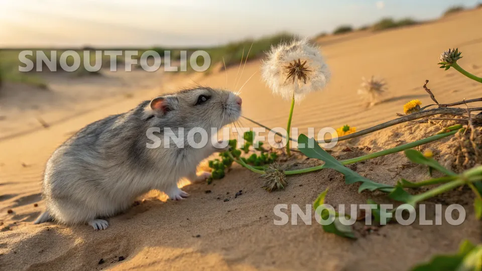 Mighty Glimpse of the Silver Paws Hamster