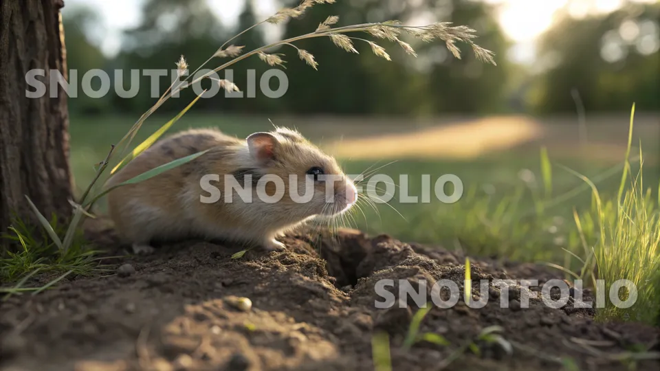 Graceful Journey of the Satin Roborovski Hamster