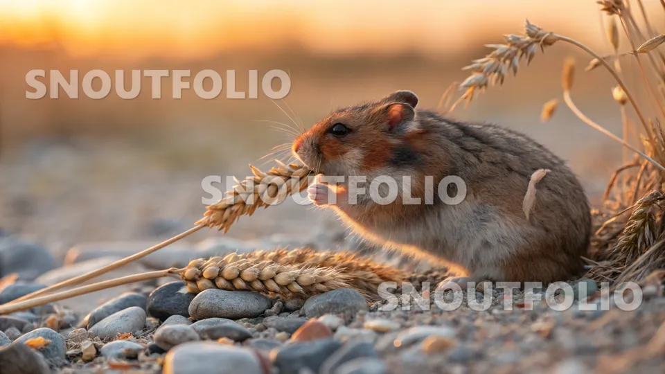 Serene Essence of the Ember Hamster