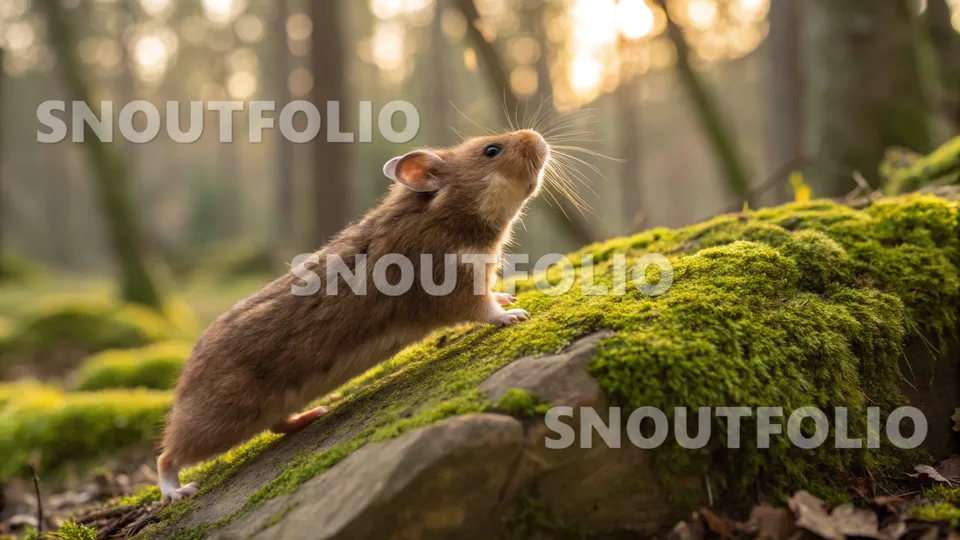 Charming Spirit of the Cocoa Chinese Hamster