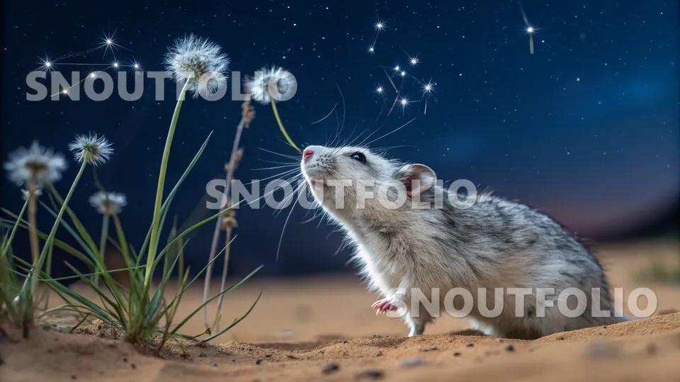 Noble Stride of the Starlit Hamster