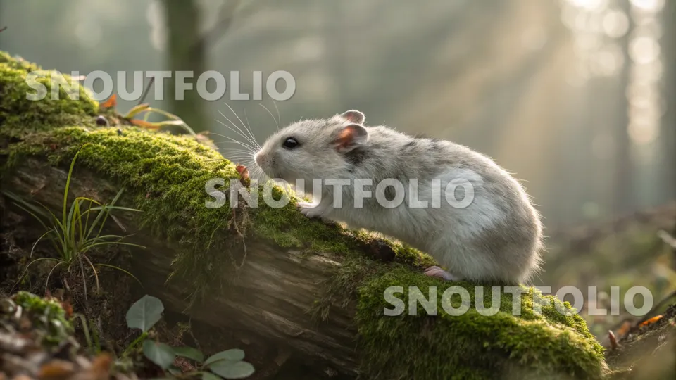 Radiant Journey of the Frost Campbell’s Hamster